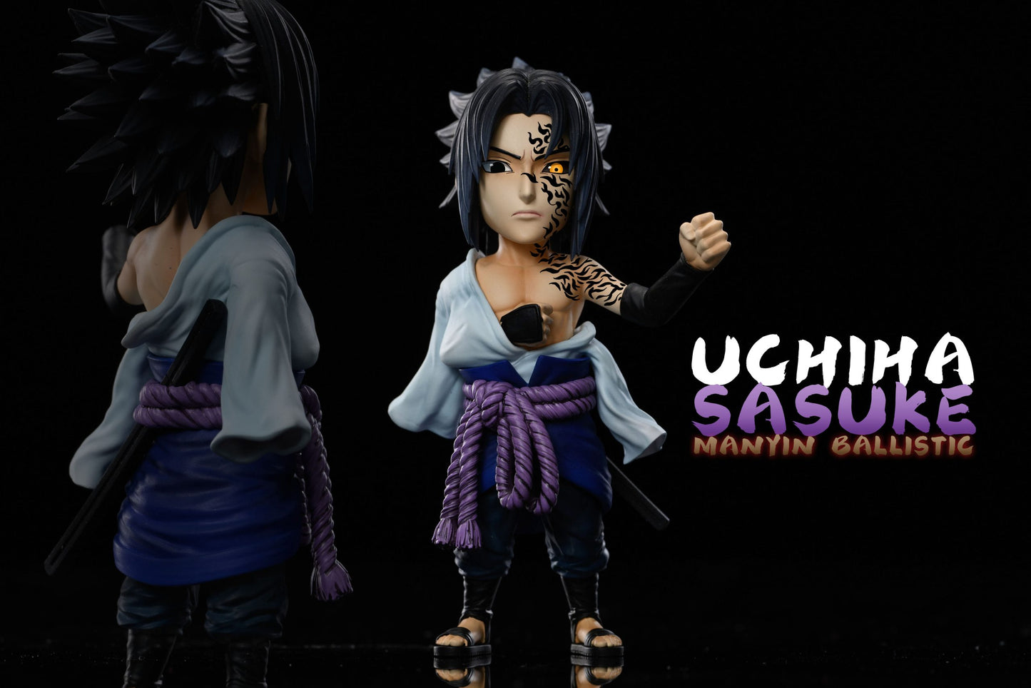 Naruto Complete Series Half Curse Seal White Sasuke Statue - League Studio [Pre-Order]