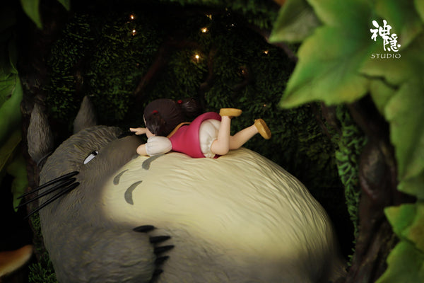 My Neighbor Totoro Silhouette Moment Series Resting in the Tree Hole GK Statue - Shen Yin Studio [Pre-Order]