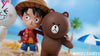 One Piece Q version Luffy & Brown & Cony Peripheral - EVE Studio [Pre-Order]