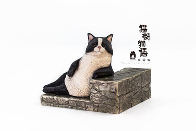 Original The Story of Cat Series LazyCat Orange Cat & Piebald Cat & Black Cat Statue - WeArtDoing Studio [In-Stock]
