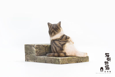Original The Story of Cat Series LazyCat Orange Cat & Piebald Cat & Black Cat Statue - WeArtDoing Studio [In-Stock]