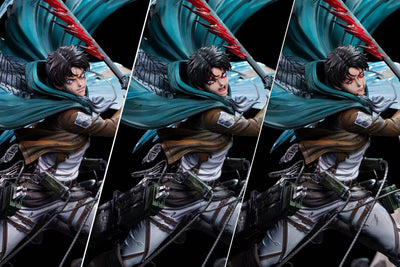 Attack on Titan Captain 2.0 Ackerman Levi VS Zeke GK Statue - Hertz Studio [In-Stock]