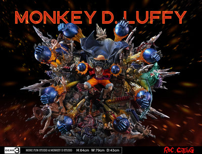 One Piece Gear 3 Luffy GK Statue - More Fun Studio & Monkey D. Studio [Pre-Order]