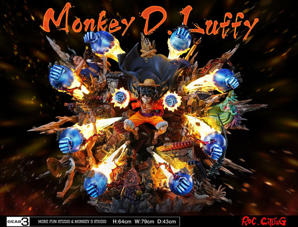 One Piece Gear 3 Luffy GK Statue - More Fun Studio & Monkey D. Studio [Pre-Order]