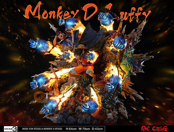 One Piece Gear 3 Luffy GK Statue - More Fun Studio & Monkey D. Studio [Pre-Order]