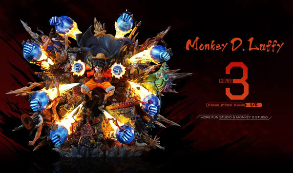 One Piece Gear 3 Luffy GK Statue - More Fun Studio & Monkey D. Studio [Pre-Order]
