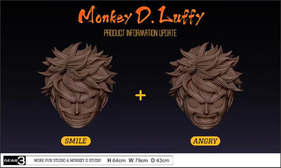 One Piece Gear 3 Luffy GK Statue - More Fun Studio & Monkey D. Studio [Pre-Order]