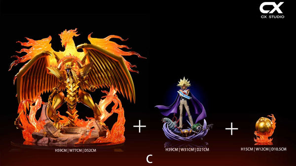 Yu-Gi-Oh! The Three Phantom Gods #2 The Winged Dragon of Ra & Marik Ishtar 1/6 GK Statue - CX Studio [Pre-Order]