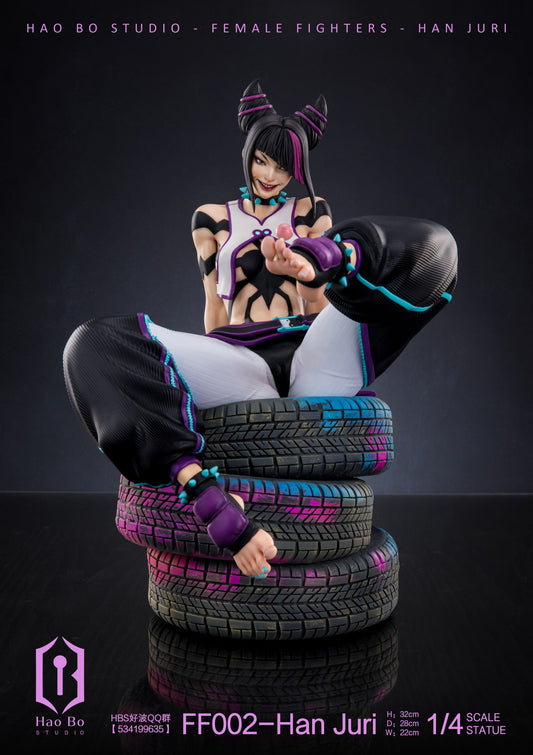 Street Fighter Female Fighter Han Juri Resin Statue - HAO BO Studio [Pre-Order]