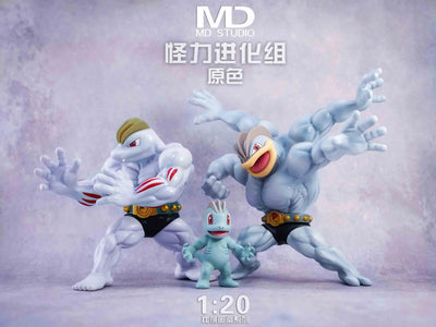 Pokémon Machamp Evolution Set 1/20 GK Statue - MD Studio [Pre-Order]