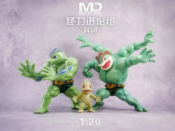 Pokémon Machamp Evolution Set 1/20 GK Statue - MD Studio [Pre-Order]