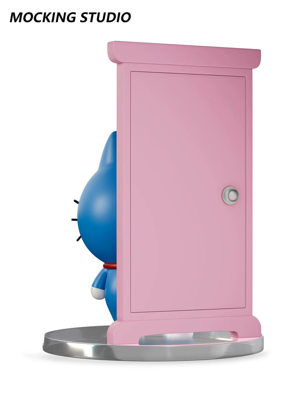 Chiikawa Hachiware Cosplay Doraemon GK Statue - Zhu Yi Wan Jia Studio & MOCKING Studio [Pre-Order]