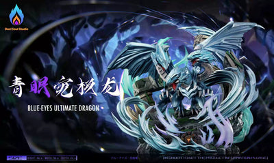 Yu-Gi-Oh! Monster Summoning Series Blue-Eyes Ultimate Dragon Summoning GK Statue - Duel Soul Studio [In-Stock]