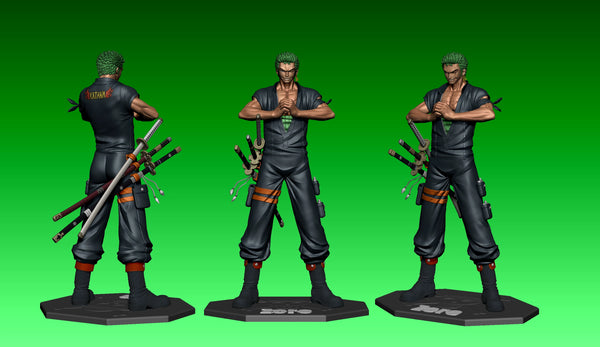 One Piece Straw Hat Pirates #3 Roronoa Zoro 1/6 GK Statue - JW Studio [In-Stock]
