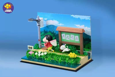 Crayon Shin-Chan Shiro and the Coal Town Scene GK Statue - GuluPlanet Studio [In-Stock]