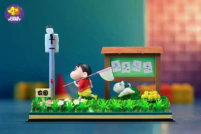 Crayon Shin-Chan Shiro and the Coal Town Scene GK Statue - GuluPlanet Studio [In-Stock]