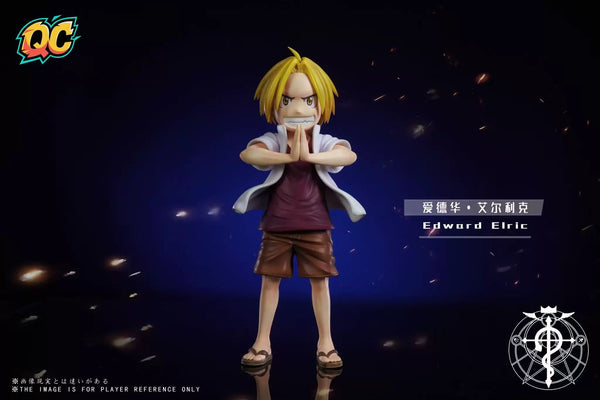 Fullmetal Alchemist Edward Elric & Alphonse Elric GK Statue - Qi Chen Studio [In-Stock]