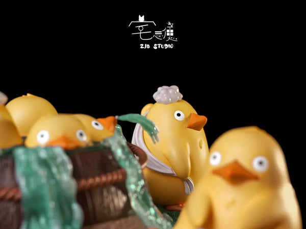Spirited Away Hayao Miyazaki's Ecological Scene Little Rubber Duck Bath GK Statue - ZJB Studio [Pre-Order]
