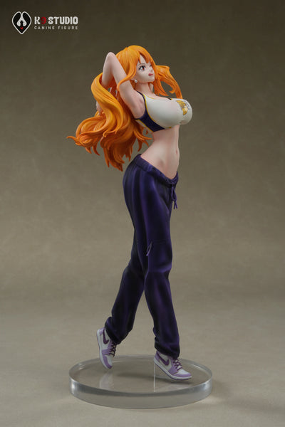 One Piece Straw Hat Basketball Team 1/6 Nami Full-Body GK Statue - K9 Studio [In-Stock]