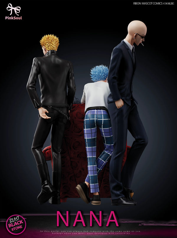 NANA Black Stones Osaki & Yasushi Takagi & Nobuo Terashima & Shinichi Okazaki 1/6 GK Statue - Pinksoul Studio [Pre-Order]