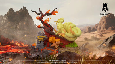 Pokémon 1/20 Ecological Scene Ninetales Evolution Group GK Statue - SkyRealm Studio [Pre-Order]
