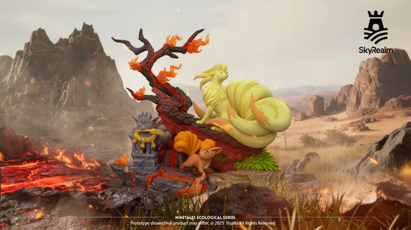 Pokémon 1/20 Ecological Scene Ninetales Evolution Group GK Statue - SkyRealm Studio [Pre-Order]