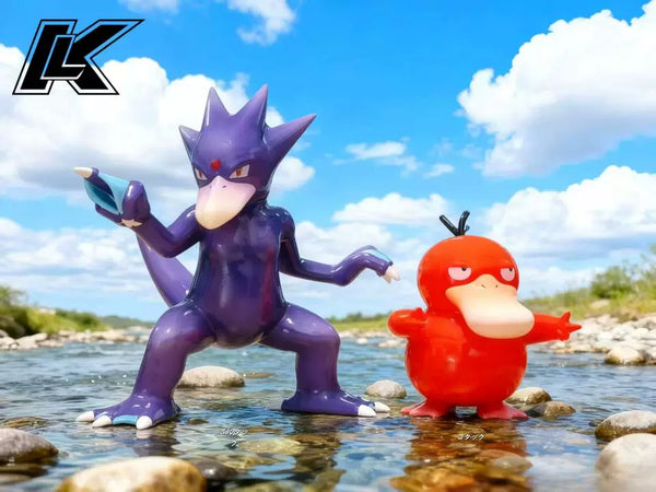 Pokémon #5 Psyduck Evolution Group GK Statue - Kuai Le Wu Studio [Pre-Order]