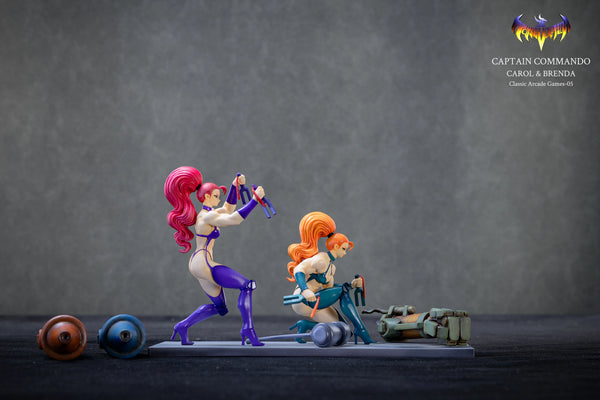 Captain Commando Classic Arcade Games #5 Carol & Brenda 1/8 GK Statue - Toys Evolution Studio [Pre-Order]