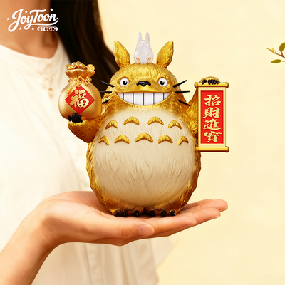 My Neighbor Totoro Attract wealth Golden Totoro Ornaments GK Statue - JoyToon Studio [In-Stock]