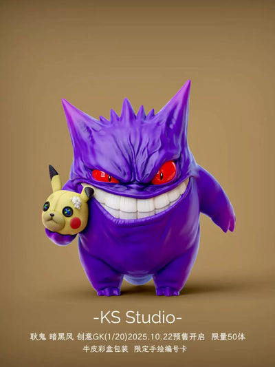 Pokémon Gengar 1/20 Dark Style GK Statue - KS Studio [In-Stock]