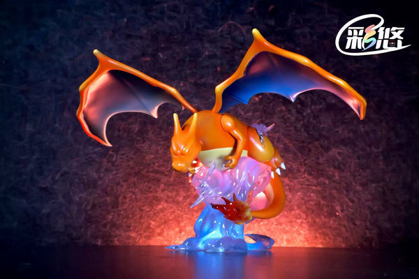 Pokémon Silver Conference Ash Ketchum's Team VS Gary Oak's Team Ash Ace Charizard 1/20 GK Statue - Cai You Studio [Pre-Order]