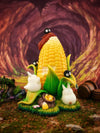 My Neighbor Totoro Totoro Picking Corn 1/1 GK Statue - Long Miao Studio [In-Stock]