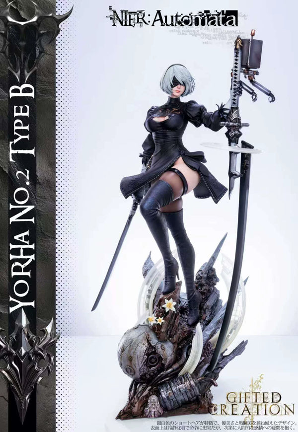 NieR:Automata 2B & Eve Outfit Change Time 1/4 GK Statue - Gifted Creation Studio [Pre-Order]