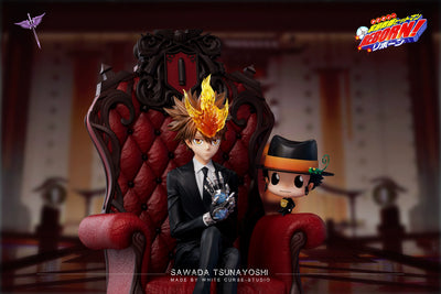 Katekyo Hitman Reborn Sofa Sitting Series 001 Tsunayoshi Sawada GK Statue - White Curse Studio [In-Stock]
