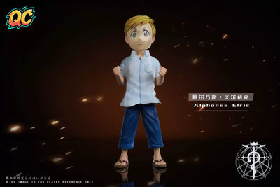 Fullmetal Alchemist Edward Elric & Alphonse Elric GK Statue - Qi Chen Studio [In-Stock]