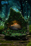 My Neighbor Totoro Hayao Miyazaki Desktop Scene Series 013 Totoro in the Tree Hole 1/6 GK Statue - OPM Studio [Pre-Order]