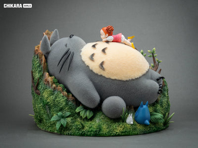 My Neighbor Totoro Sleeping Totoro & Mei 1/10 GK Statue - CHIKARA Studio [In-Stock]