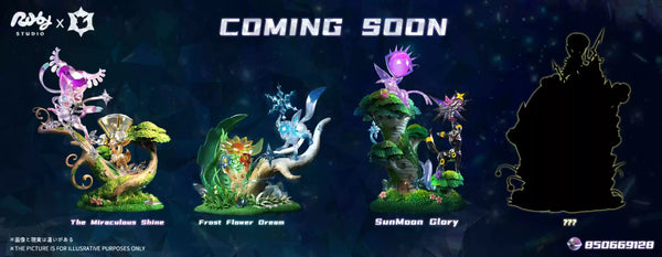 Pokémon Terastal Eevee Forest #3 Sun and Moon GK Statue - Ruby Studio [Pre-Order]