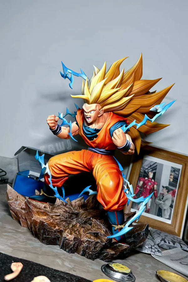 Dragon Ball Powering Up Super Saiyan 3 1/6 GK Statue - AW Studio [In-Stock]