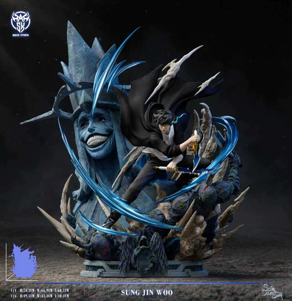 Solo Leveling Sung Jin Woo VS Praise the God GK Statue - Mask Studio [Pre-Order]
