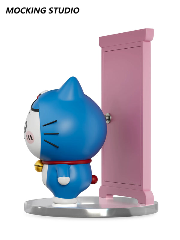 Chiikawa Hachiware Cosplay Doraemon GK Statue - Zhu Yi Wan Jia Studio & MOCKING Studio [Pre-Order]
