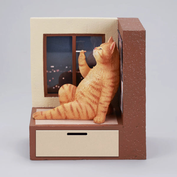 Philosopher Cat at the Windowsill Licensed Statue - JXK Studio [Pre-Order]