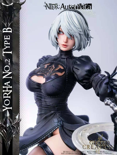 NieR:Automata 2B & Eve Outfit Change Time 1/4 GK Statue - Gifted Creation Studio [Pre-Order]