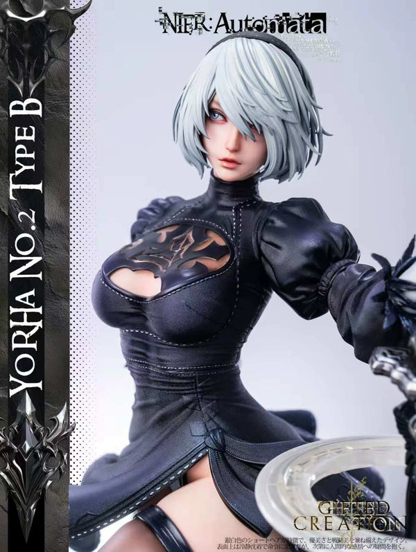 NieR:Automata 2B & Eve Outfit Change Time 1/4 GK Statue - Gifted Creation Studio [Pre-Order]