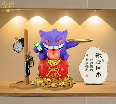 Pokémon Money-bringing Gengar Storage Ornament GK Statue - Jin Yun Studio [In-Stock]
