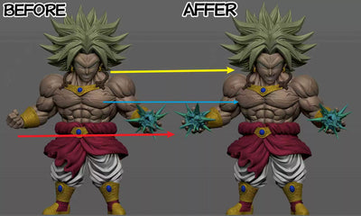 Dragon Ball Broly Arc Series Super Saiyan Broly WCF GK Statue - ToyBirds Studio [Pre-Order]