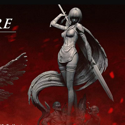 Claymore Twin Goddesses Teresa & Clare 1/4 GK Statue - YUMS-Collectors Studio [In-Stock]