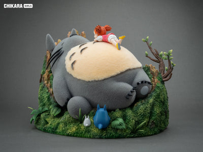My Neighbor Totoro Sleeping Totoro & Mei 1/10 GK Statue - CHIKARA Studio [In-Stock]