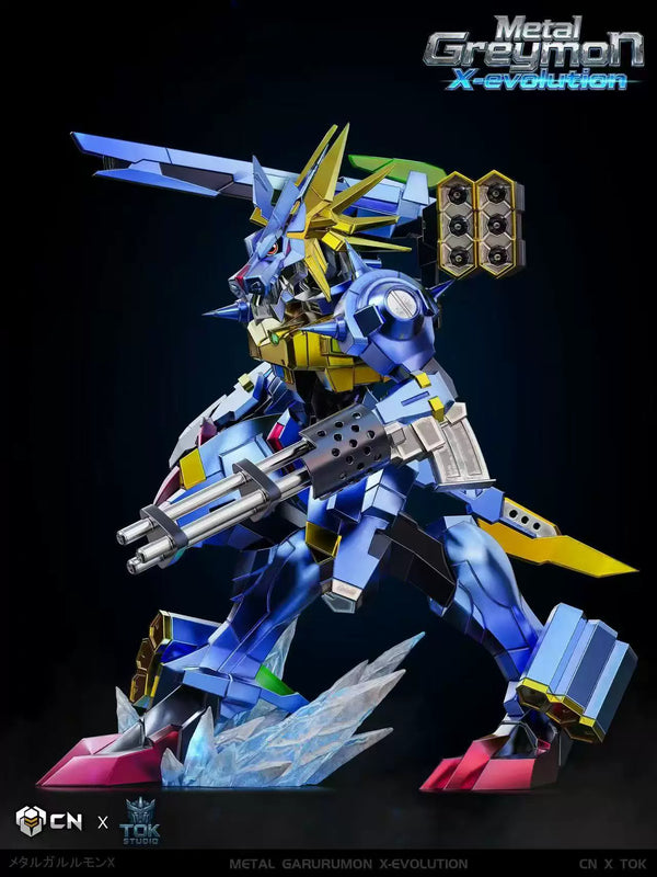 Digimon MetalGarurumon X GK Statue - Crazy Nest Studio & TOK Studio [Pre-Order]