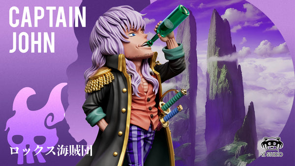 One Piece God Valley Incident #10 Rocks Pirates Captain John WCF GK Statue - YZ Studio [Pre-Order]